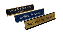 Desk Nameplates w/ Holder