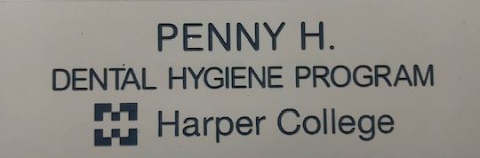 HARPER COLLEGE - HARPER COLLEGE NAME BADGE