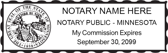 Minnesota Notary Stamp