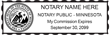 MN-NOT-1 - Minnesota Notary Stamp